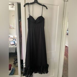 Brand new Lulus black midi tulle dress!